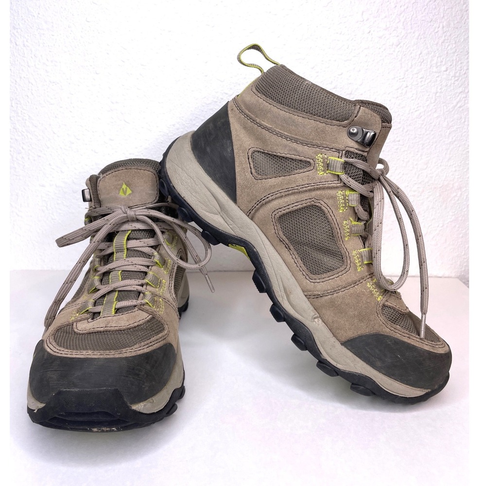 Vasque Women Hiking Boots UltraDry Waterproof 7403 M Size 8M Brown Lime